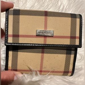 Authentic Burberry London Check Wallet